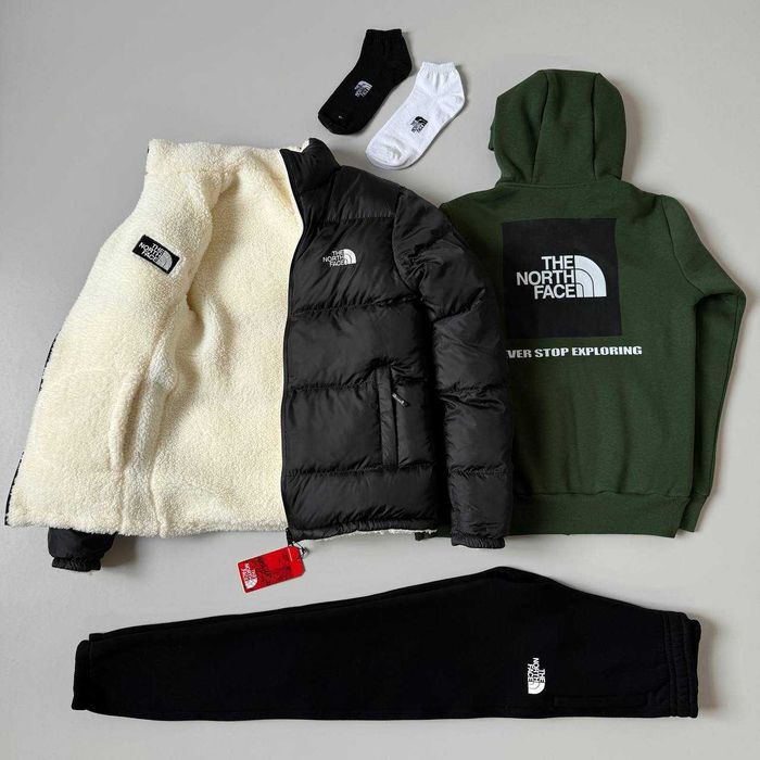 Мужская зимняя куртка норт фейс + костюм The North Face [S-XXL]
