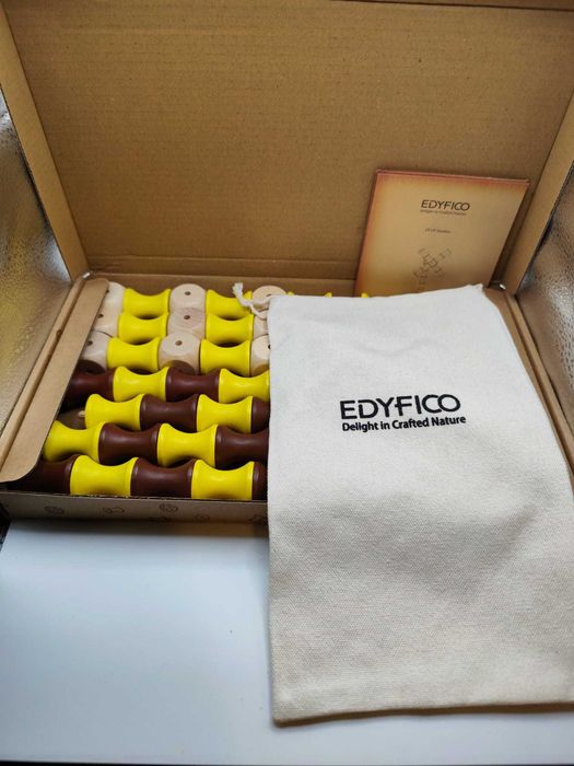 Edyfico – Drewniane Klocki Montessori dla Dzieci 60 elementów