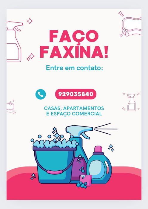 Limpezas de casas/apartamentos de férias ou limpezas doméstica