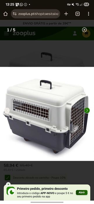 Caixa de transporte Padrao IATA N4