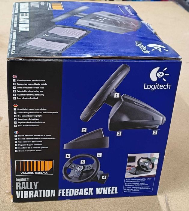 PlayStation - Logitech Rally Vibration Feedback Wheel
