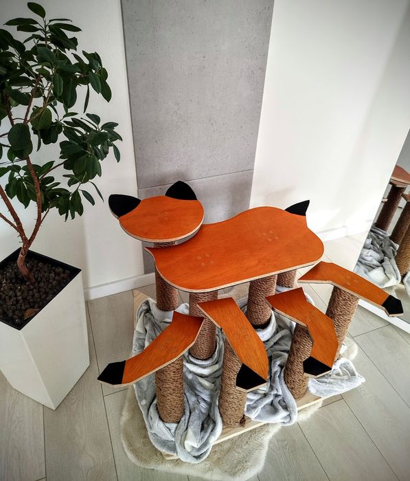 Legowisko drapak dla kota rękodzieło