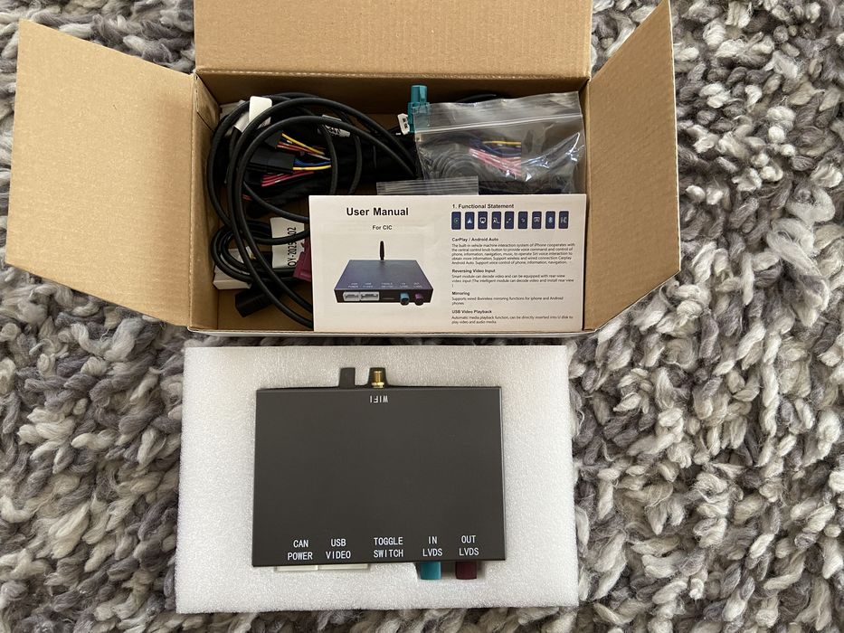 Бездротовий CarPlay / Android Auto для BMW Mini (CIC System)