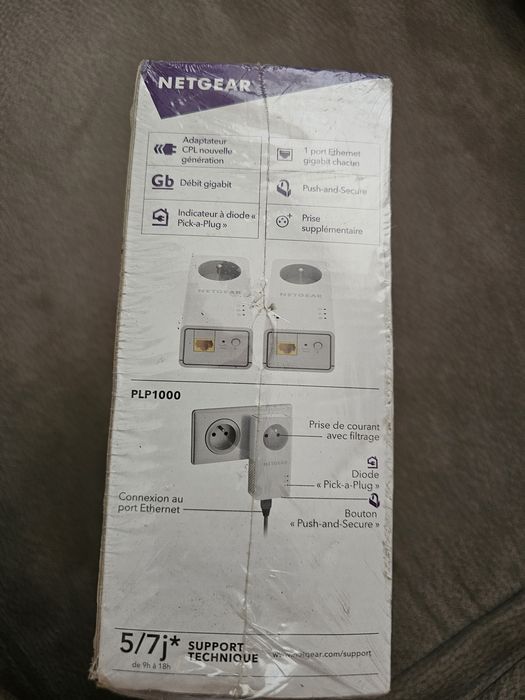 Powerline адаптери NETGEAR PLP1000 (CPL1000) Gigabit 1000 Мбіт/с | Комплект