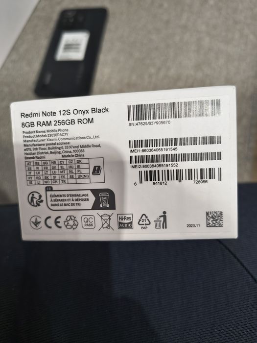 Xiaomi Redmi Note  12 S