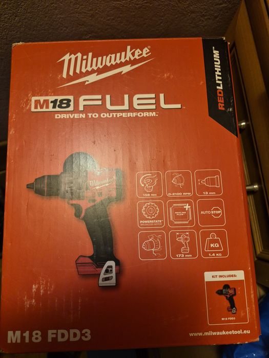 Milwaukee, wkretarkaz, zakretarka M18, M12