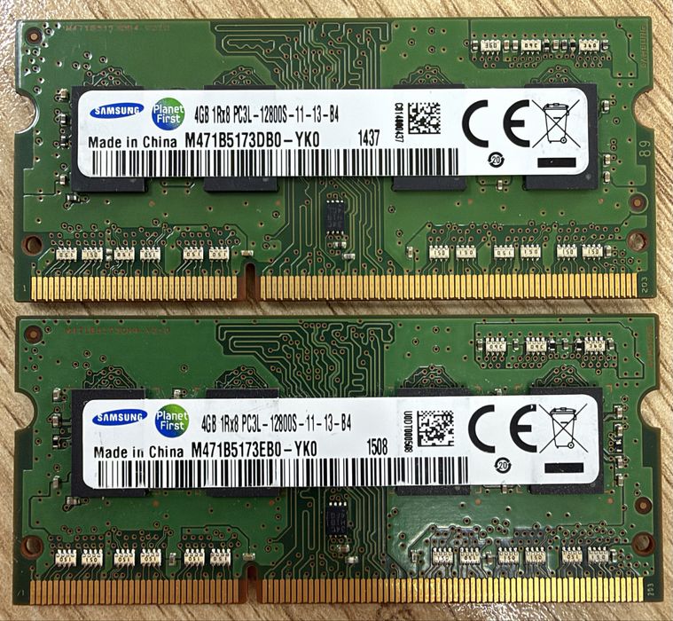 Модуль оперативної памяті Samsung PC3L 12800S 4Gb+4Gb=8Gb