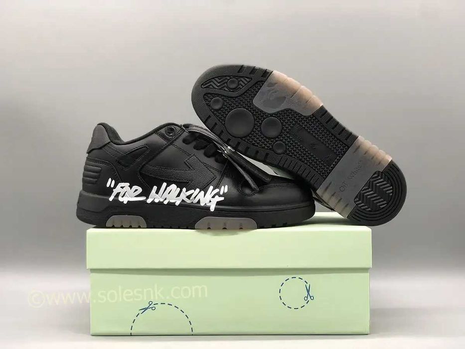 Кросівки Off-White Out Of Office ‘OOO’ For Walking Black White чорні