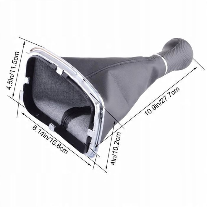 Pokrowiec na Gałkę Zmiany Biegów Samochodu Golf MK4 Czarny USZKODZONY