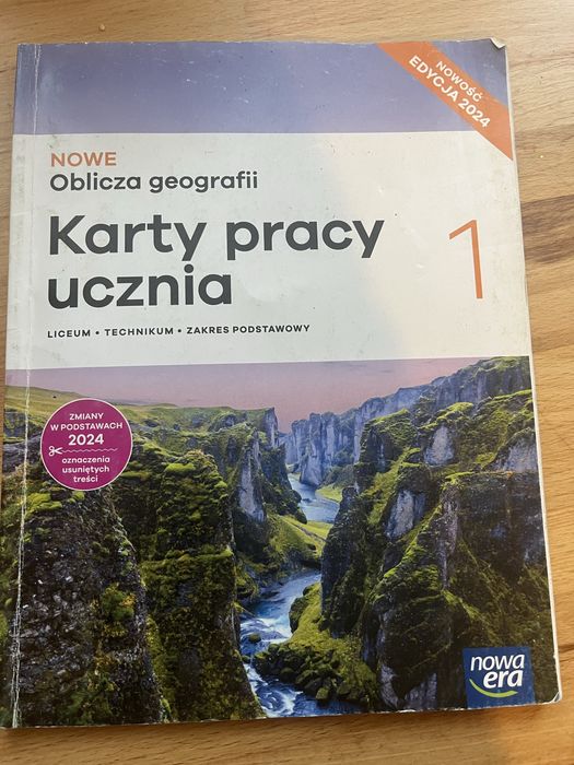 Karty pracy ucznia nowe oblicza geografii