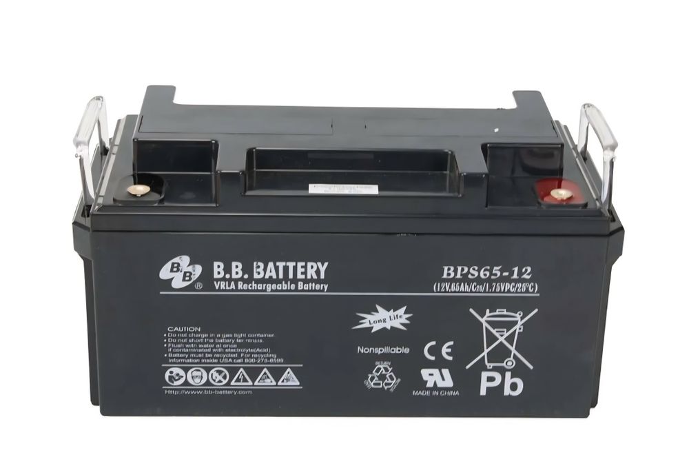 BB Battery BP65-12 тяговые гелевые AGM GEL  аккумуляторы батареи для котла СЭС лодки лебёдки ИБП