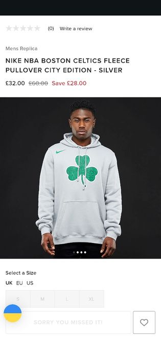 Худі Nike Nba Boston Celtics