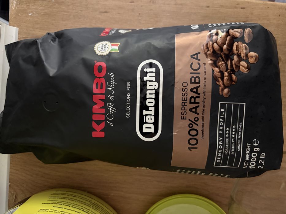 Kawa ziarnista DELONGHI Kimbo Espresso Arabica 1 kg