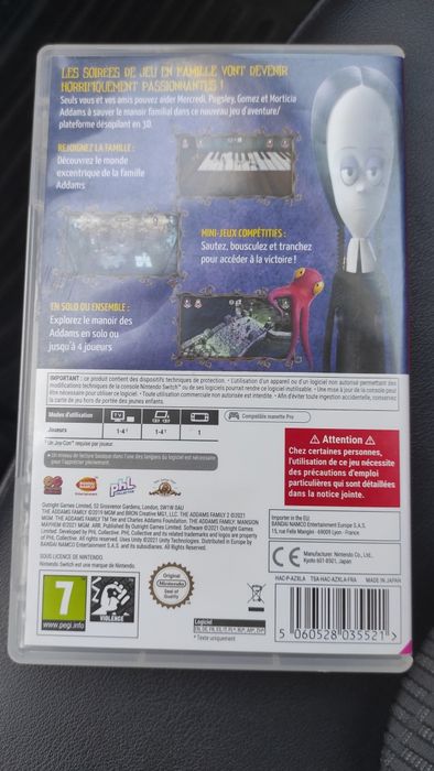Jogos Nintendo Switch The Addams Family