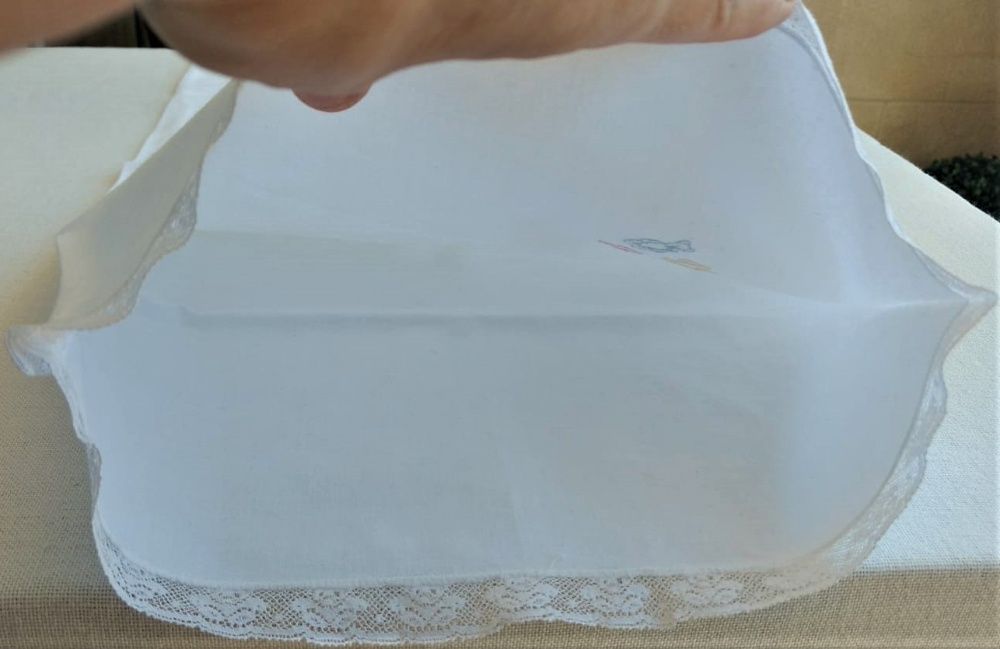 Fronha Almofada de Dormir Bebé/Criança c/ Renda e Bordada 100% Algodão