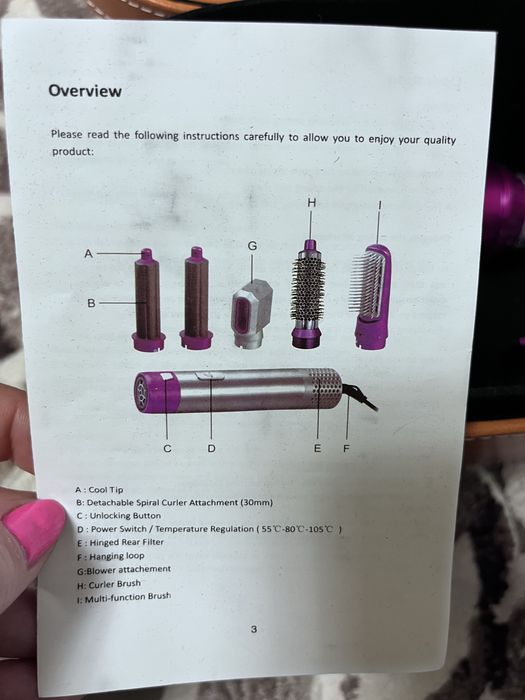 Стайлер Hot Air  Styler 5 в 1 для укладання волосся, фен Dyson кейс!