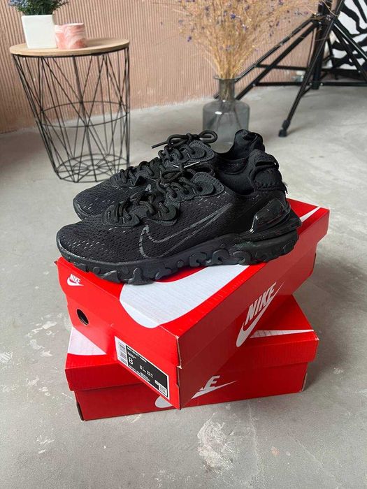 !BIG SALE! Nike React Vision Black| 41 42 43 44 45