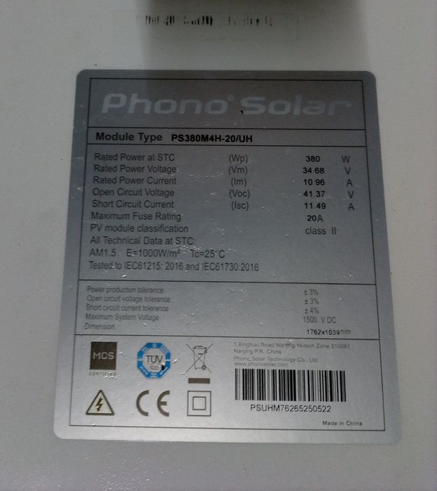 Kit fotovoltaico 1500W