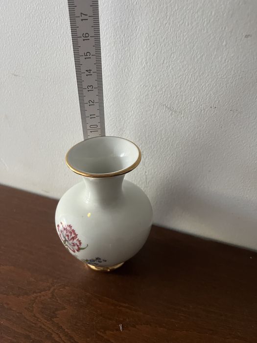 Wazonik ceramiczny mini kwiatowy wzór