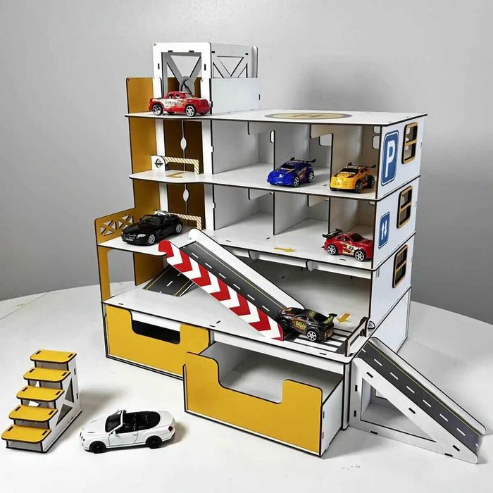 Дитячий гараж парковка для машинок авто паркінг іграшки для хлопчиків