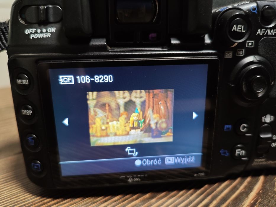 Lustrzanka SONY a700 alfa 700 rokkor