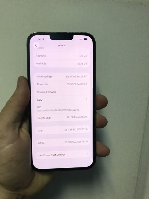 Apple iphone 13 Pro Max 128Gb Graphit Neverlock
