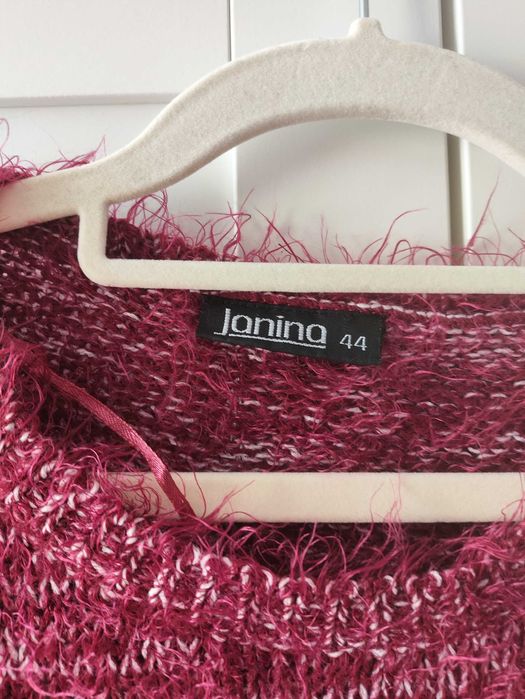 Sweter damski burgundowy Janina 44 XXL
