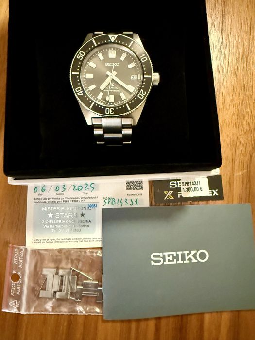 Seiko Prospex SPB143J1 Março 2025