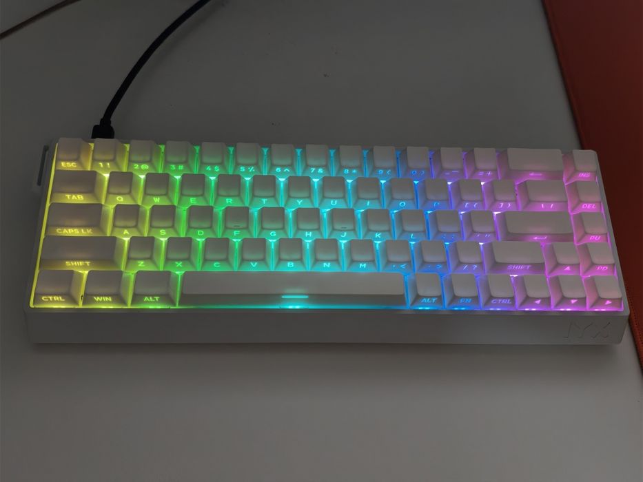 Teclado Magnético IYX MU68 Pro Branco / Base Alumínio