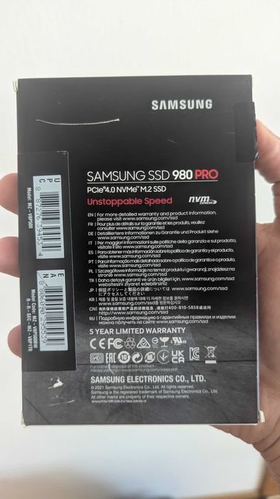 980 PRO PCle 4.0 NVMe M.2 SSD 500gb