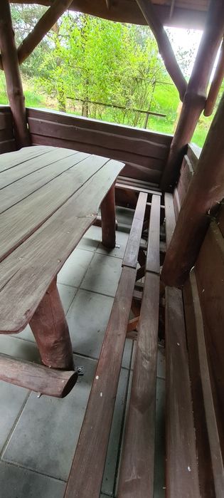 Altana ogrodowa z bali