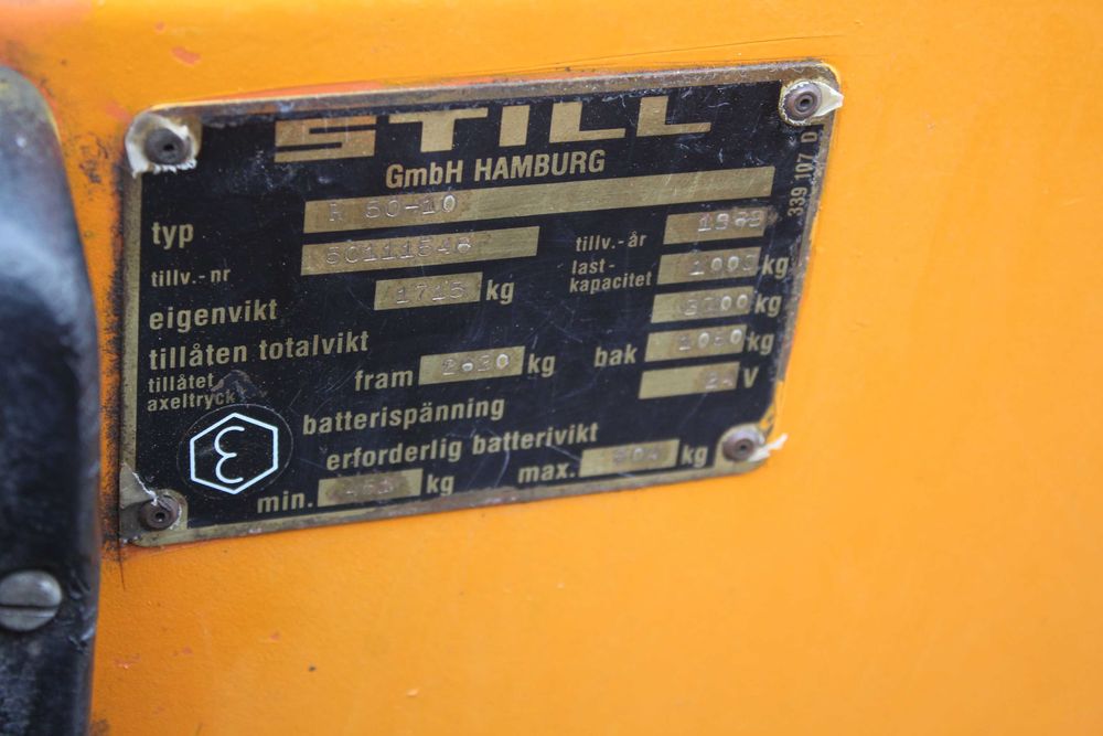 Wózek widłowy elektryczny STILL R 50-10 linde widlak toyota