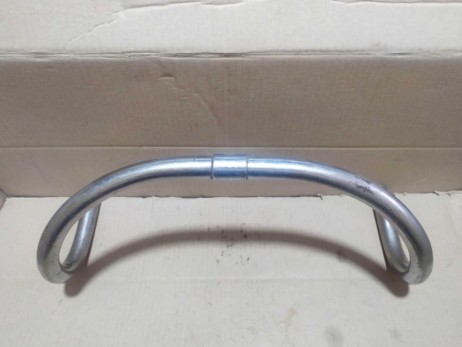 Руль фикс, трэковый винтажный, глубокий стальной