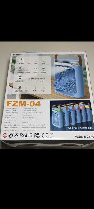 Klimatyzator, wentylator wiatrak czarny z LED + perfum! Wysyłka FREE!