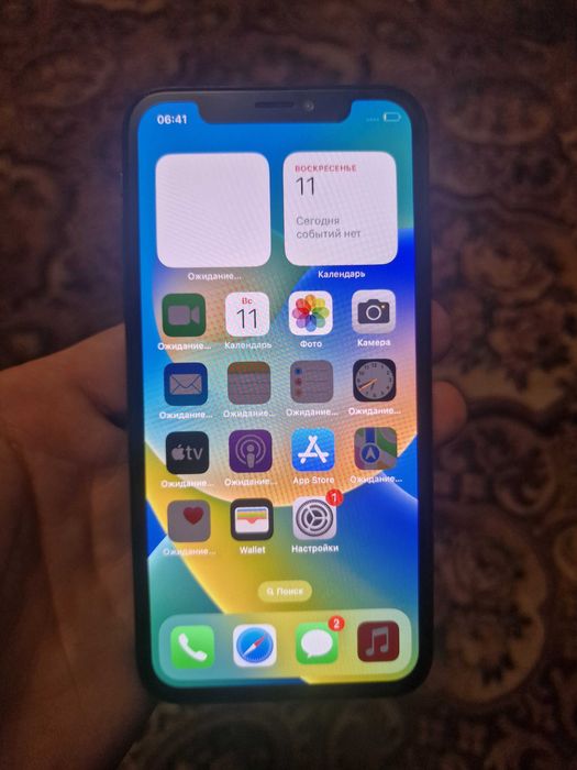 iPhone X 64gb + чехол полностью рабочий