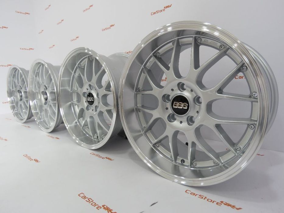 Jante Look BBS RS GT 18 8 et 20 +9 et20 5x120 Silver
