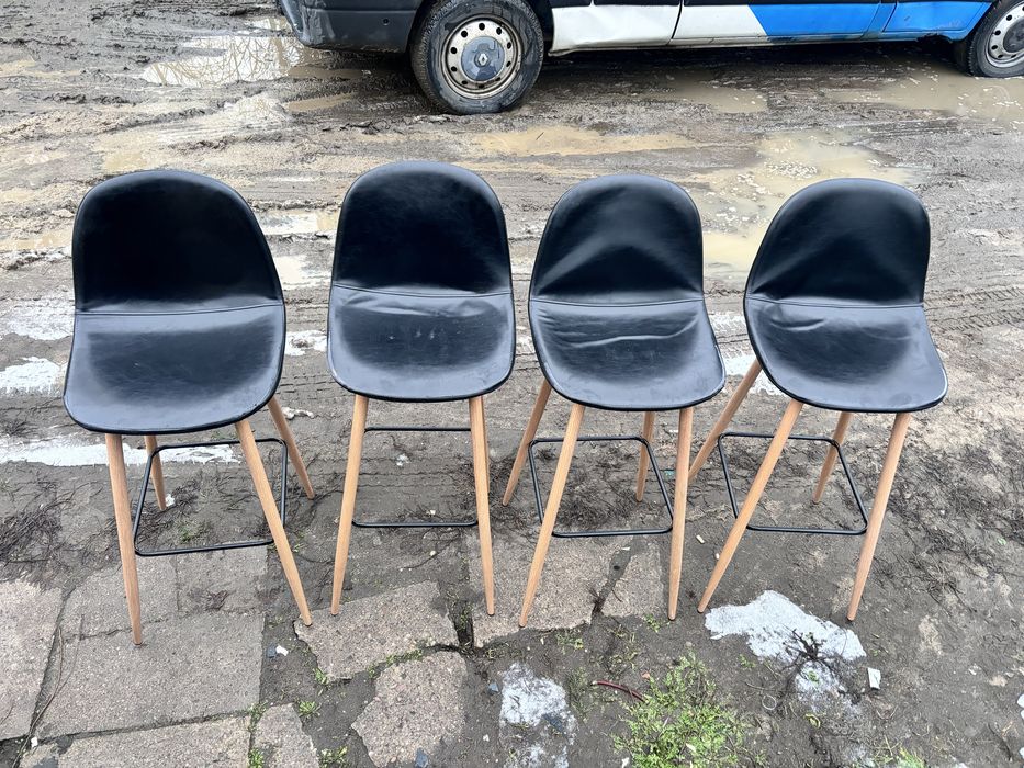 4 krzesła barowe hokery