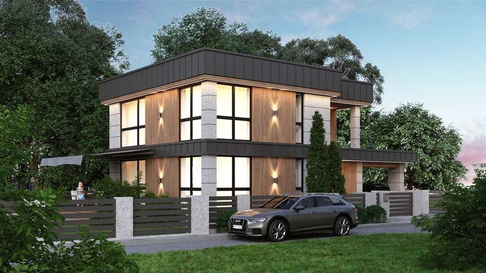 Продаж сучасного двоповерхового будинку в с. Бірки, вул. Львівська