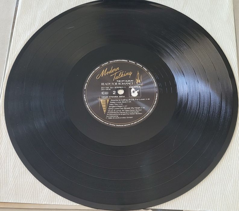 Modern Talking - Ready For Romance (The 3rd Album) LP 1986 Eu. VG+