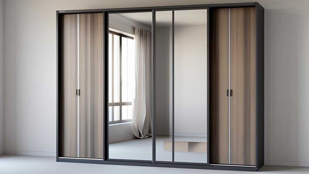 Алюмінієві розсувні системи для шаф-купе, дверей