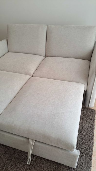Sofá Cama Novo Cinza Claro