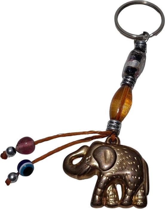 Breloczek handmade, słoń, 4cm, 12,5cm (Brelok)
