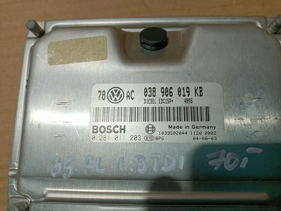 Komputer sterownik silnika 1.9 TDI Volkswagen Audi Seat Skoda