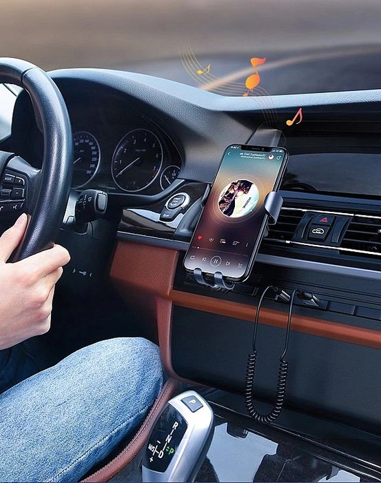 Ugreen odbiornik dźwięku Bluetooth 5.3 kabel USB adapter audio AUX jac