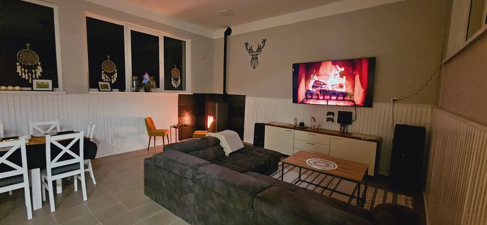 Domek do wynajęcia nad jeziorem sauna balia jacuzzi sylwester  panieńs