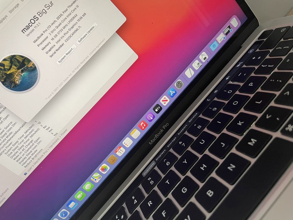 MacBook Pro 13 (2020) 13,3 " i5Quad 16 GB / 512 GB space grey