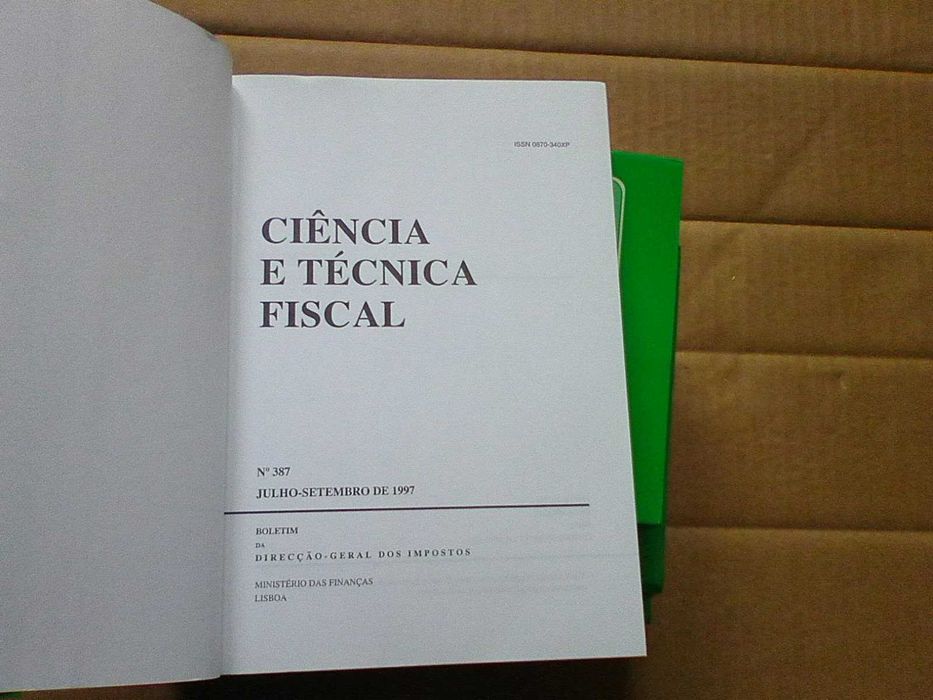 Ciência e Técnica Fiscal Ano 1997 completo