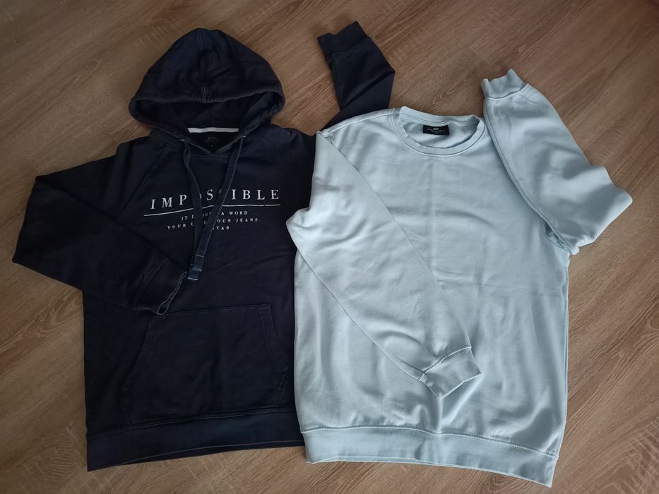 2 bluzy męskie r.S Big Star i H&M