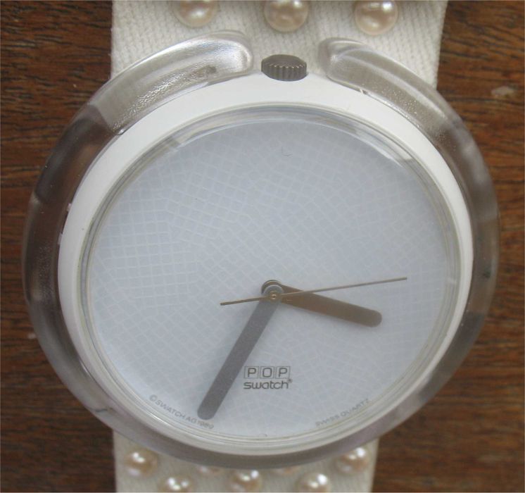 Swatch Pop Vintage - Haute Couture, Blanc De Blanc -PWBW10 4 (1 9 8 9)