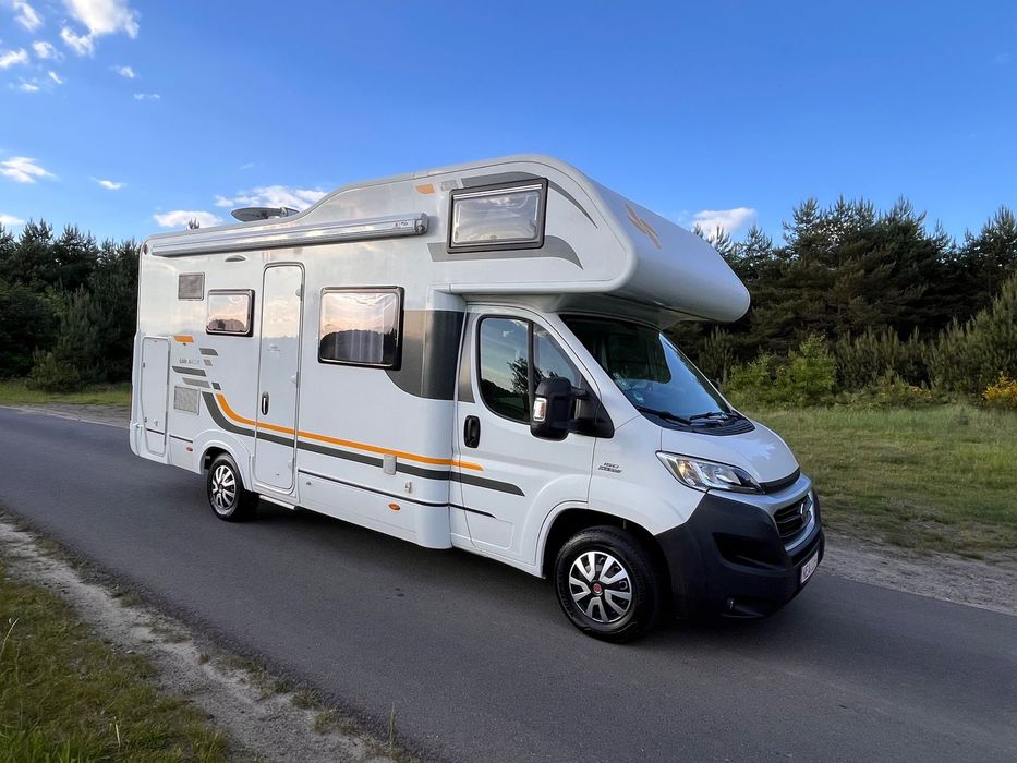 Fiat Adria SunLiving Lido A45DK  6 Oso Klima Solar Łóżko Pietrowe  Toaleta, Markiza Prysznic Ładny Stan